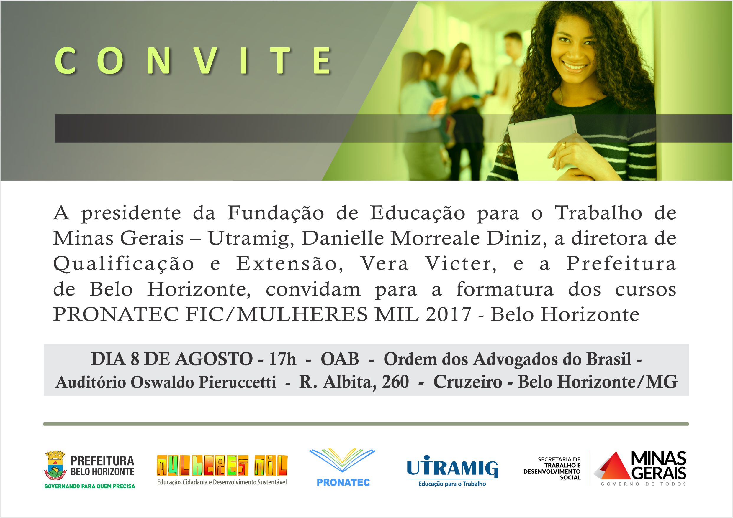 Convite FIC 2017 Belo Horizonte